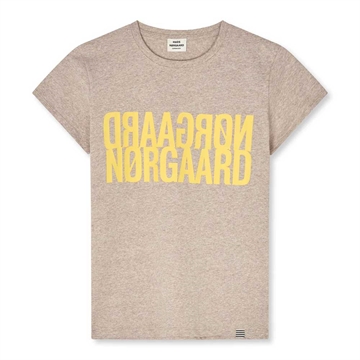 Mads Nørgaard T-shirt Tuvina Oatmeal Melange